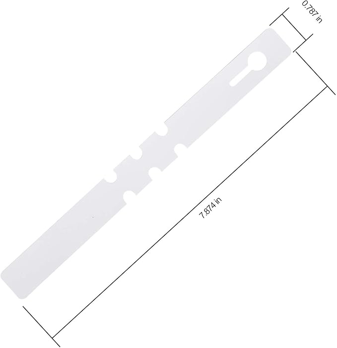 KINJOEK 600 PCS White Plant Labels, PVC Plant Tags for Garden Adjustable Plant Tags