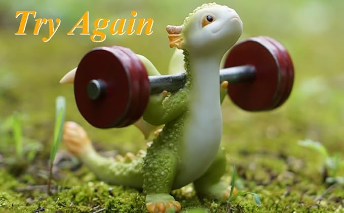 Miniature Fairy Garden Sport Dragon Figurines- Be Yourself