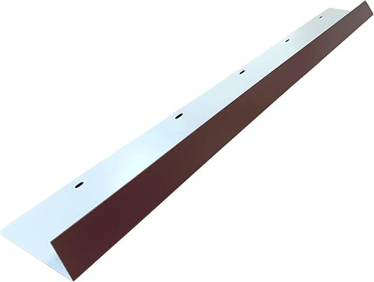 Eagle 1-26 Gauge 5 Foot Rain Diverter - Nails and Instructions Included (Mill Finish Aluminum, Copper, Galvanized, Stainless Steel & More) (1, Burgundy)