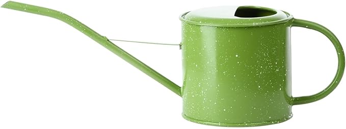 Esschert Design Enamel Look Watering Can, Green