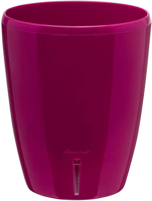 Santino 5.5 Inch ORCHIDEA Self Watering Pots for Orchids in Lilac - Decorative Wicking Planter with w/ Great Aerification, Drainage and Water Level Indicator