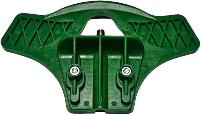 Non-Skid Shovel Attachment (Set of 2) – Back-Saving Ergonomic Shovel Foot Step for Easier Digging & Landscaping | Heavy-Duty Shovel Grip Accessory, Fits Most Shovels – Green