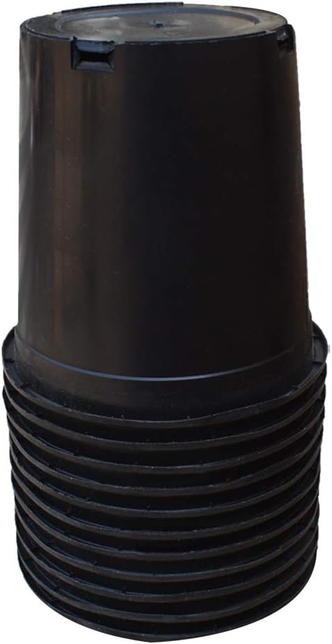 Nursery Pot 1 Gallon 1 Gal 2 Gal 3 Gal 5 Gal 7 Gal 10 Gal 15 Gal Nursery Container Injection Molded Pot Fit for Plants Soil Growers or Hydroponics (10,5 Gallon)