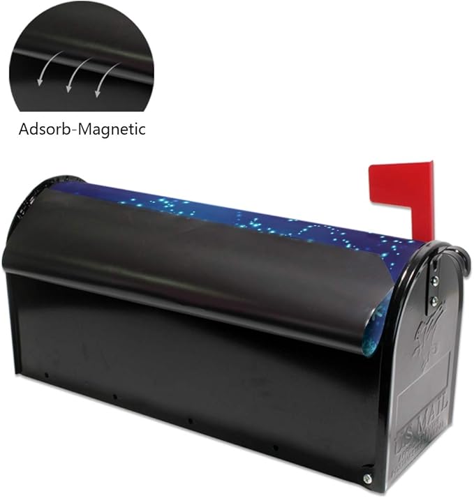 ALAZA Christmas Snowflakes Winter Mailbox Cover Standard Size-18"x 20.8"