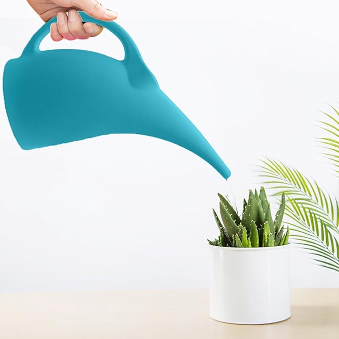 Watering Can for Indoor and Outdoor Plants - 1/2 Gallon - Blue