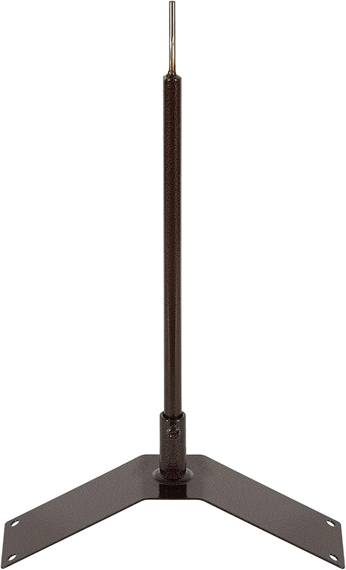 EZ Vane Weathervane Roof Mount — Antique Copper Finish, Handcrafted in USA, Steel with Durable Triple Powder Coating
