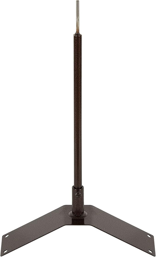 EZ Vane Weathervane Roof Mount — Antique Copper Finish, Handcrafted in USA, Steel with Durable Triple Powder Coating