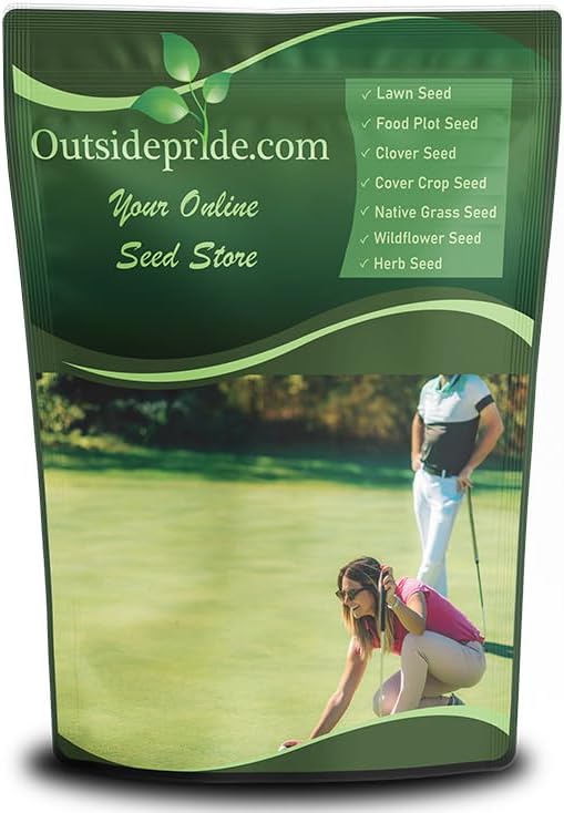 Outsidepride True Putt Perennial Creeping Bluegrass Seed - 1 Lb. Shade-Tolerant Bluegrass for Golf Courses & Home Putting Greens - Ideal for Dense, Fine-Textured Lush Turf in Low-Light Areas