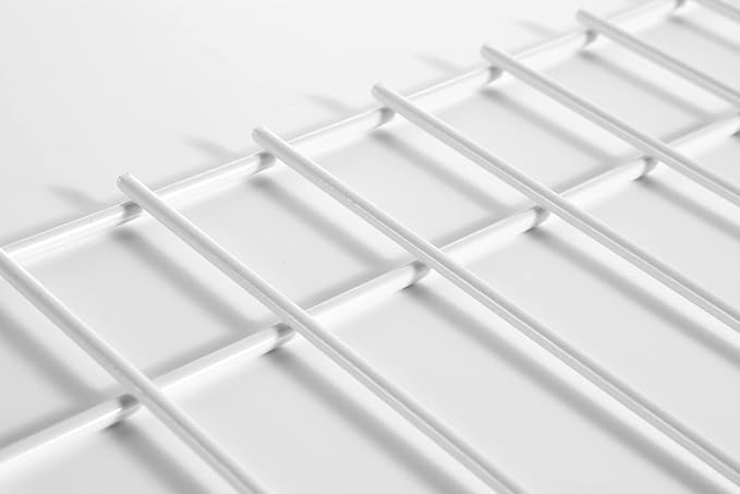 Adavin White Animal Barrier Fence,20Pack 20 in(L) X12 in(H) Galvanized Steel Stakes 1.6 in Spike Spacing No Dig fence for dogs,outdoor pet fence rabbit fences protector for Yard Patio.Total 33.5 Ft(L)