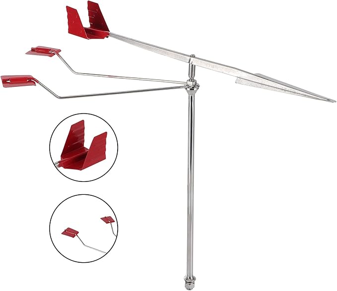 Wind Vane, Marine Weather Vane Universal Wind Direction Indicator 304 Stainless Steel Boat Deck Hardware Weather Instruments for Yacht Boat Sailing