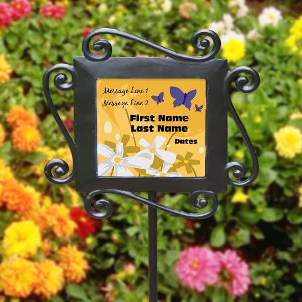 GiftsForYouNow in Loving Memory Personalized 28 x 8.5 Inch Memorial Garden Stake