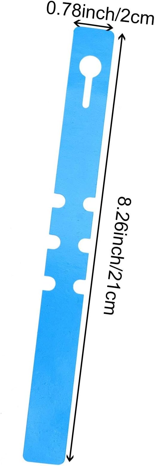 600 PCS 6 Colors Plant Labels, Plastic Plant Tree Tags, Hanging Garden Waterproof Plant Tags for Garden Yard, Adjustable and Reusable Nursery Labels Tag