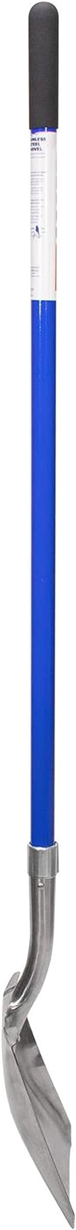 Marshalltown Square Point Stainless Steel Shovel Long Fiberglass Hndl