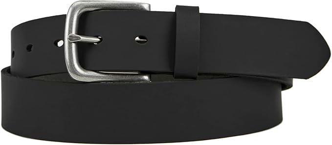VATAN Men's Genuine Leather Casual Every Day Jeans Belts, Handmade Men Leather Belt with Gift Box