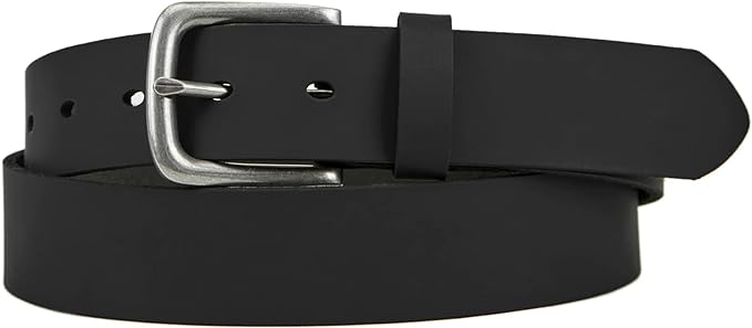 VATAN Men's Genuine Leather Casual Every Day Jeans Belts, Handmade Men Leather Belt with Gift Box