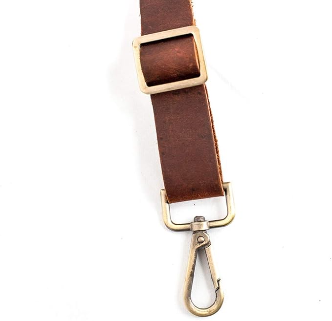 Luchuan Waterproof Waxed Canvas Tool Apron With the Adjustable Genuine Leather Belt (Khaki)