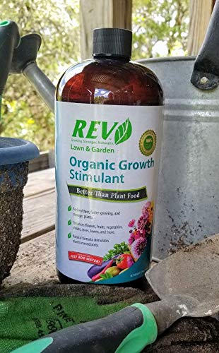 Organic REV Natural Plant Food 32oz + Logo Stickers