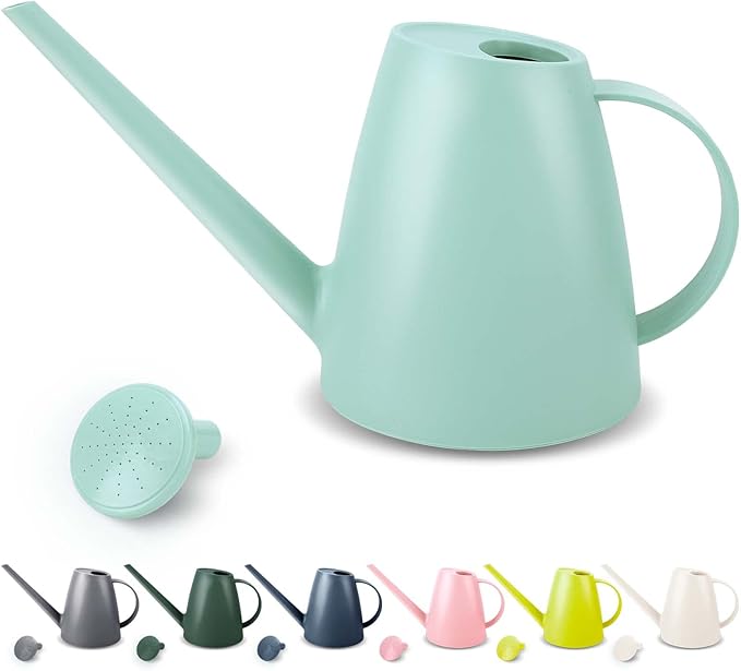 Watering Can for Indoor Plants, Small Watering Cans for House Plant Garden Flower, Long Spout Water Can for Outdoor Watering Plants 1. 8L 1/2 Gallon