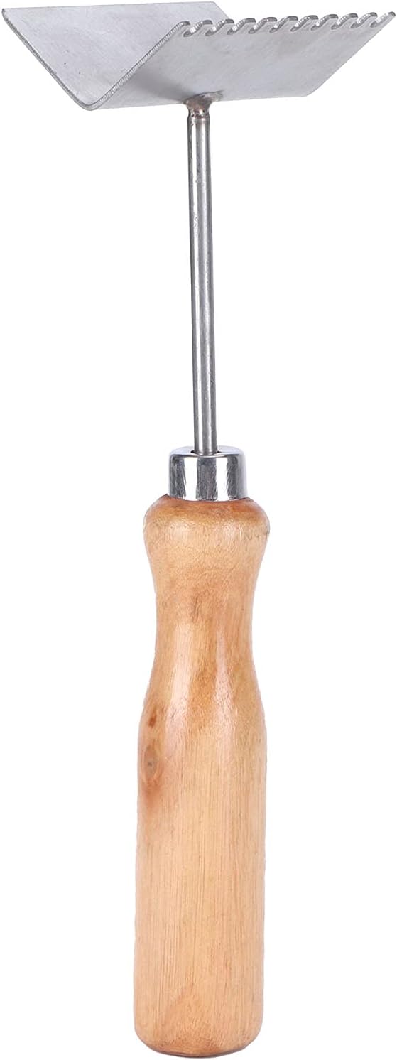 Beekeeping Shovel, 8.7x2.0x2.4in Queen Bee Excluder Bee Frame Tool Stainless Steel Honey Scraper Shovel for Garden