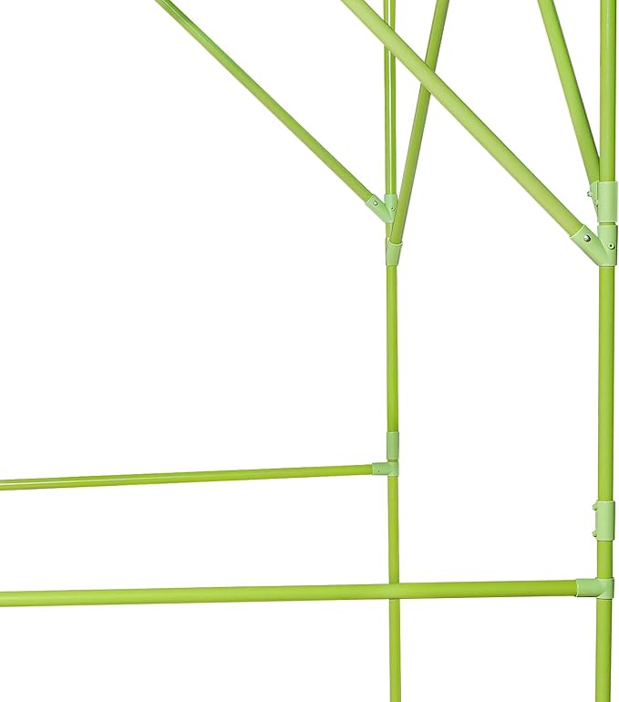Grape Trellis | 79'' L x 59'' W x 79'' H Grape Vine Support Arch Arbor | Plant Climbing Pergola | Arbour Gazebo Trellis Rack Pergola | Plant Support Rack Trellises for Vegetable Fruit (Green)