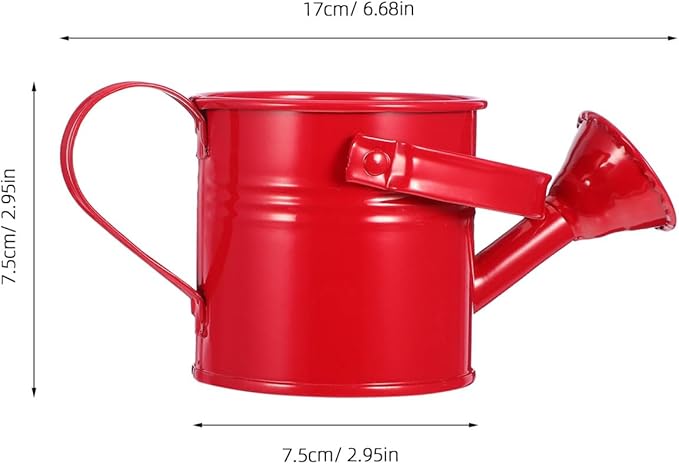 4Pcs Kids Watering Pot Metal Waterbottle Creative Watering Tin Small Watering Can Iron Sprinkling Kettle Portable Watering Can