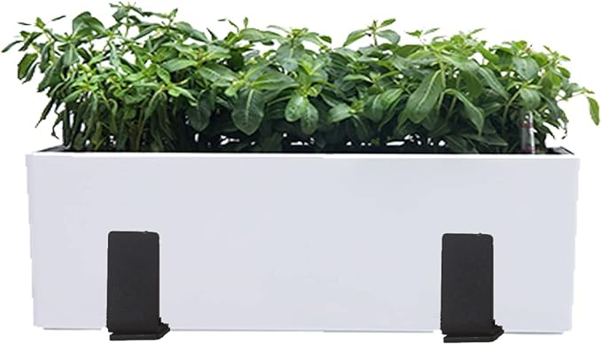 4-Pack Adjustable Planter Box Bracket,Flower Window Box Bracket,Planter Shelving with Adjustable Size The Width of The Bottom of The Planter Box