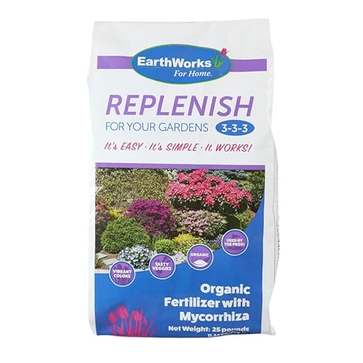 EW4H Replenish Triple 3, Organic Fertilizer, Lawn & Garden Starter for All Plants, Flowers, Vegetables, and Sod, 25 lb Bag