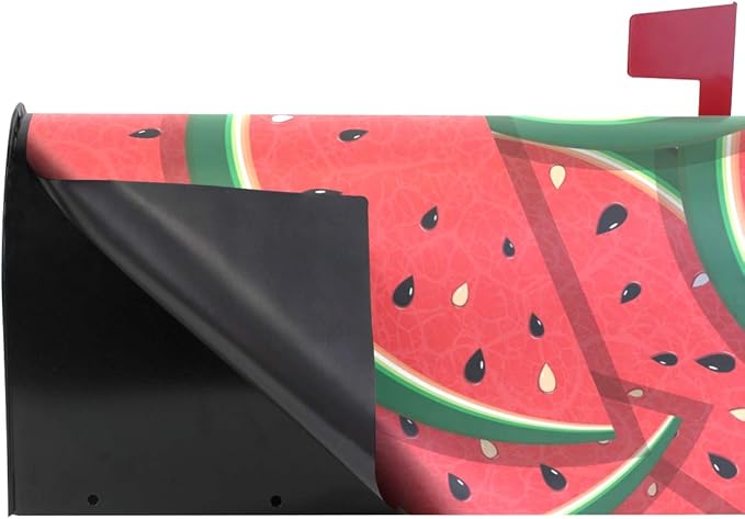 ALAZA Slices of Red Watermelon Magnetic Mailbox Cover Oversized-25.5" x20.8"