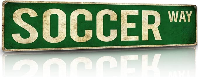 Rasonus Soccer Gifts for Boys 8-12 Men Soccer Poster Wall Decor for Girls Room, Vintage Sports Decor Teen Boys Birthday Christmas Wall Art for Bedroom Man Cave