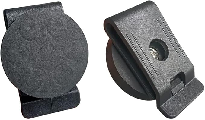 XXHong 2PCS Belt Magnetic Clips Heavy Duty Waist Clip Magnets Tool Belt Holster, Magnetic Belt Clip Tools Holder for Knife Pliers,Screws, Hammer,Wrench, Drill, Metal Accessories