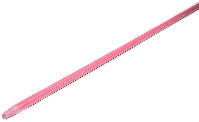 4ft Pro Snow Stakes - 48" x 5/16" Driveway Markers, Pointed Tip, Hy Viz Reflective Tape, Armor Cap (Choose Color/Quantity) (20, Pink)