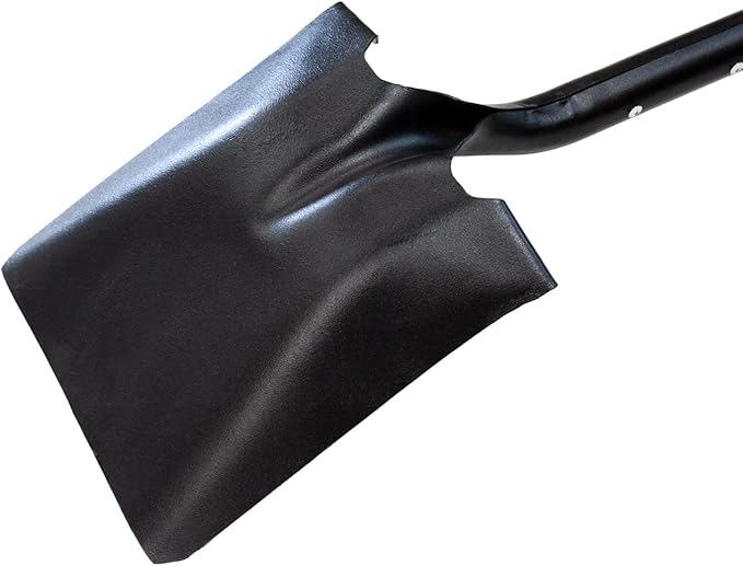 BULLY TOOLS 82525 14 Ga. Square Point Shovel. Fiberglass Long Handle.