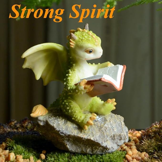 Garden Dragon Figurine- Mother Daughter Dragon