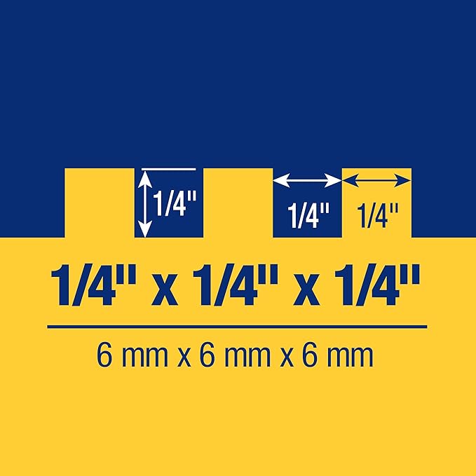 QEP Comfort Grip Stainless Steel Trowel Square Notch 1/4" x 1/4" x 1/4"