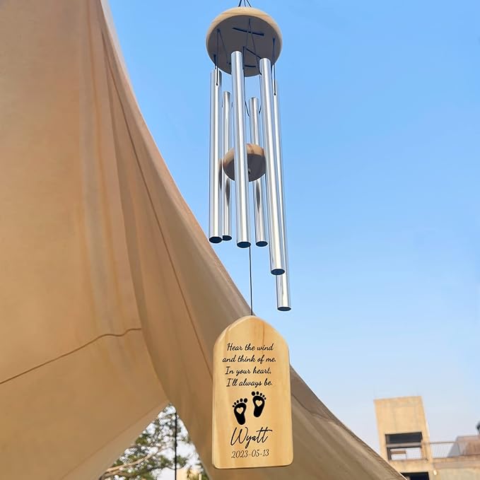 Memorial Wind Chimes - Baby Loss Sympathy Gifts - Pregnancy Loss Gifts for Mothers