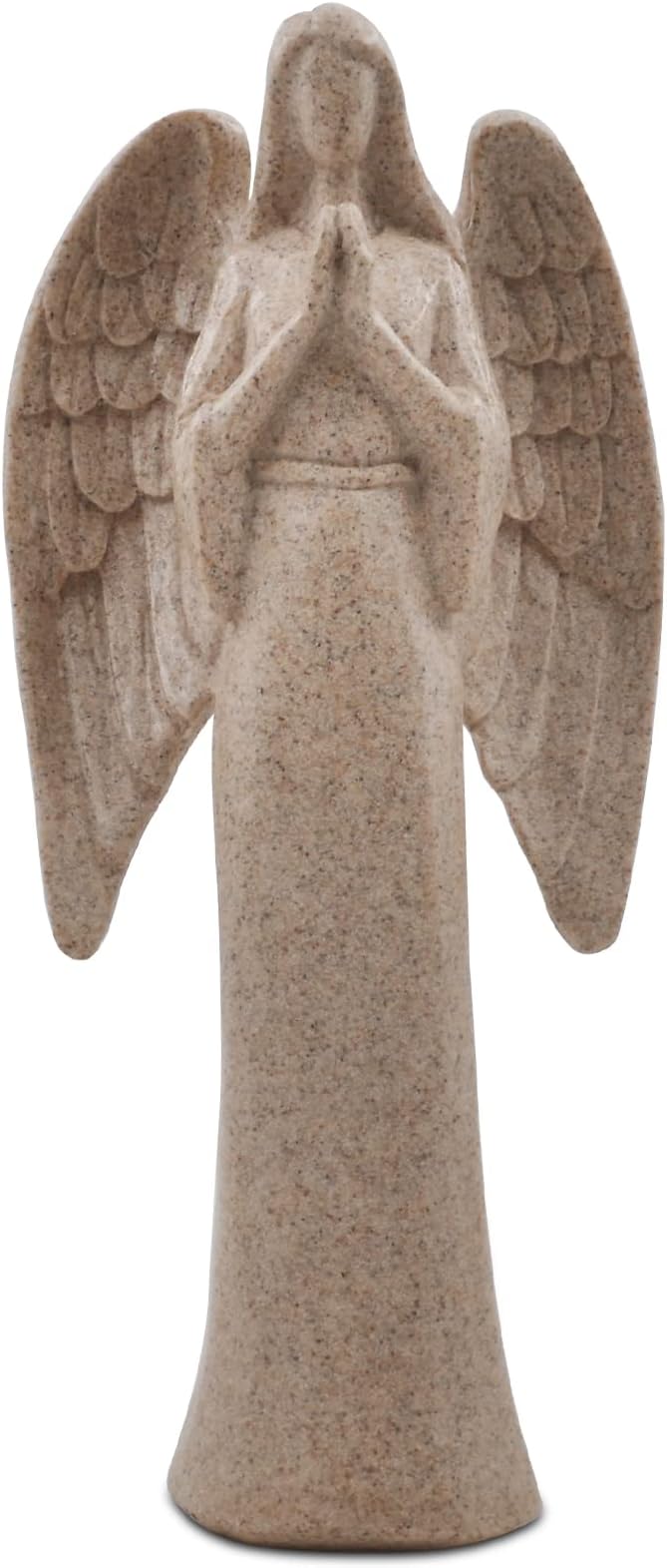 Praying Angel Sculptures, Angel of Prayer Statues, 9'' Tall Garden Standing Angels Figurines for Home Indoor Bookshelf Table Mantel Décor