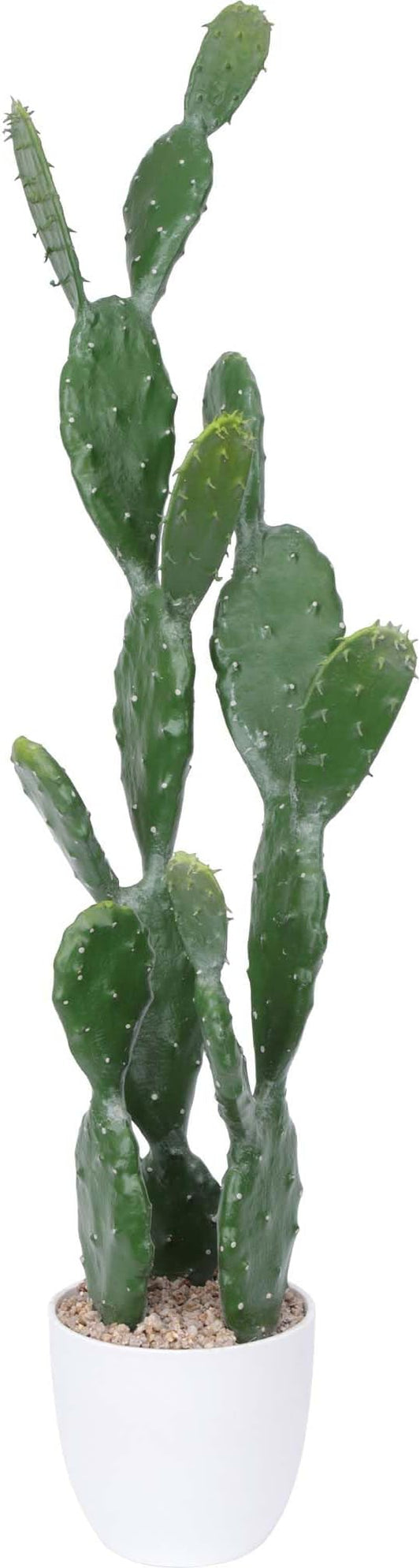 31Inch Artificial Cactus Faux Cacti Fake Cactus Saguaro Potted Plants for Indoor Outdoor Home Offices Store Decoration