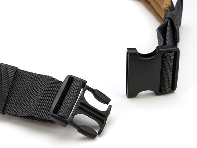 Dickies Heavy-Duty Padded Work Belt for Contractors, Quick-Release Buckle, Adjustable, 3-Inch Width, Holds Most Tool Belt Pouches, Grey/Tan