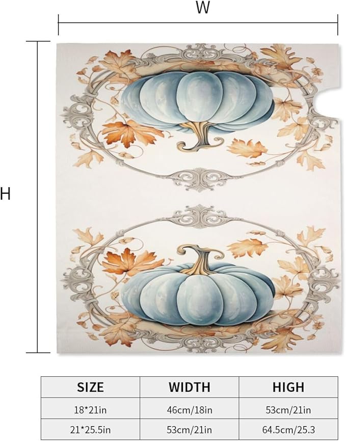 DADABULIU Mailbox Covers Pumpkin Rustic Flower Autumn Magnetic Letter Post Box Cover Standard Size 21 x 18 Inch Garden Yard Home Decorative