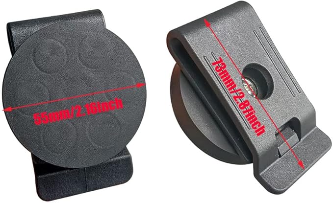 XXHong 2PCS Belt Magnetic Clips Heavy Duty Waist Clip Magnets Tool Belt Holster, Magnetic Belt Clip Tools Holder for Knife Pliers,Screws, Hammer,Wrench, Drill, Metal Accessories