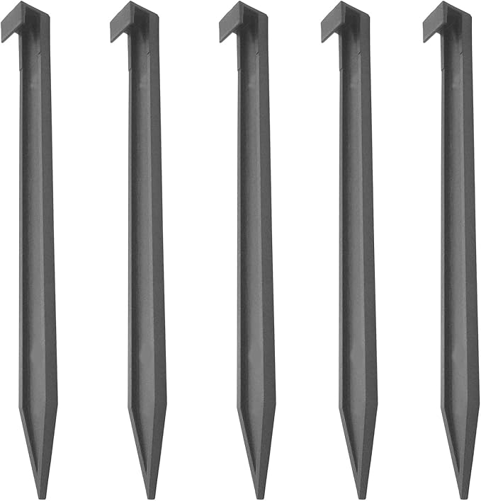 40 Pcs Garden Landscape Anchoring Stakes,10 Inches Yard Stakes for Terrace Boards, Weed Fabric, Garden Inflatable Decor Fixing