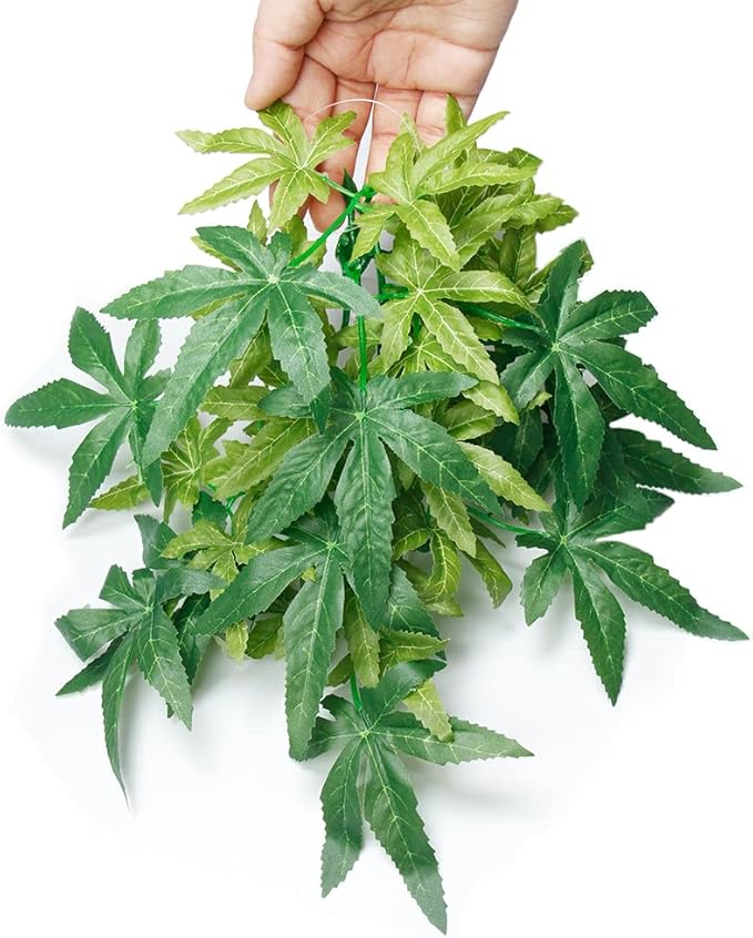 Dsoar 30cm/12in Aquarium Decorations Plants Artificial Fake Plastic Water Grass Plants for Fish Tank Aquarium Decor Artificial Hanging Plants