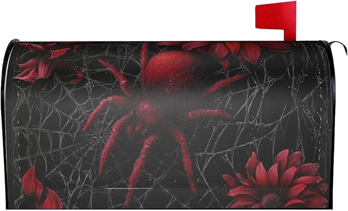 Halloween Mailbox Covers Magnetic Letterbox Covers 21x18 Inch for Garden Outdoor Decoration
