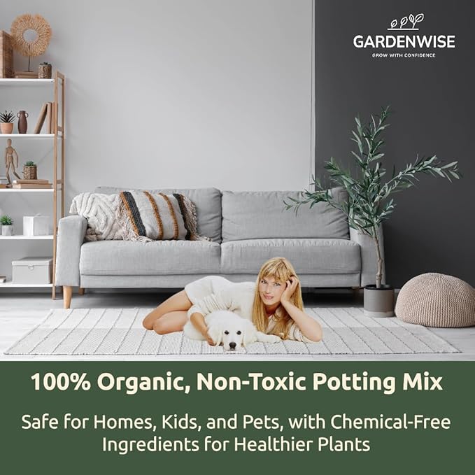 Organic Olive Tree Potting Mix – Fast-Draining, Nutrient-Rich Soil for Indoor & Outdoor Olive Trees – Mediterranean Plant Care – Long-Lasting Formula (3 QUARTS)