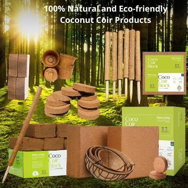 100mm Organic Coco Coir Seed Starter Pellets,Starter Plugs,Potting Soil Pellets -25 pcs - Just Add Water - Seed Starting, Plants&More