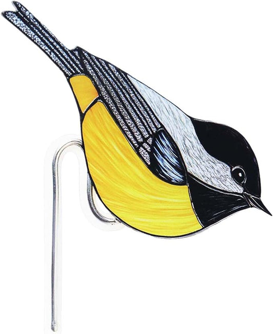 Bird Acrylic Stakes 4.5 Inch Colorful Bird Garden Decoration Acrylic Plant Label Signs for Flower Pot Planter House Decors Indoor Outdoor Plant Pot Decoration (Bird3)