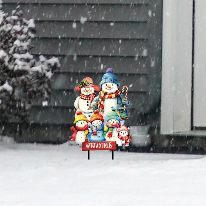 Briarwood Lane Snow Family Metal Art