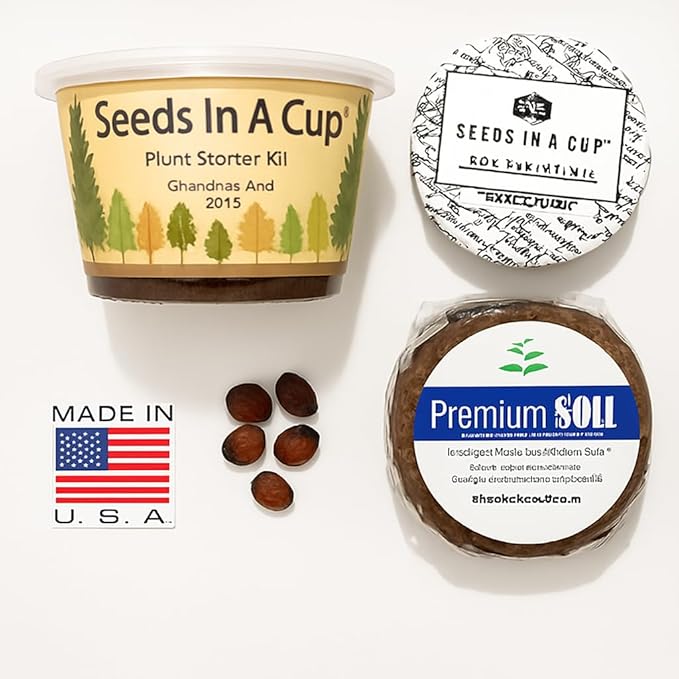 English Ivy Plant Starter Kit – Seeds In A Cup® Mini Greenhouse Indoor Gardening Kit for Beginners Easy Grow Ivy Seeds Clear Lid Planter Gift for Plant Lovers & Kids Made in USA