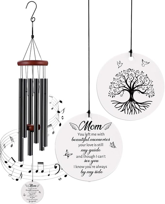 BeauGift Memorial Gifts for Loss of Mom, Wind Chimes for Loss of Mother, Sympathy Bereavement Remembrance Gift for Loss of Mother, in Memory of Mom Gifts