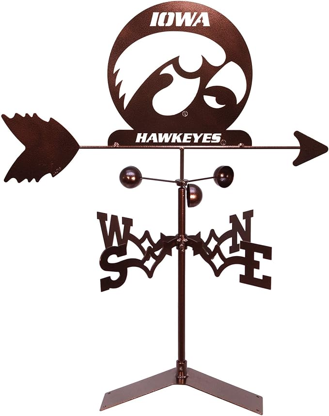 SWEN Products Iowa UI Hawkeyes Hawkeye Weathervane (Roof Mount Included)